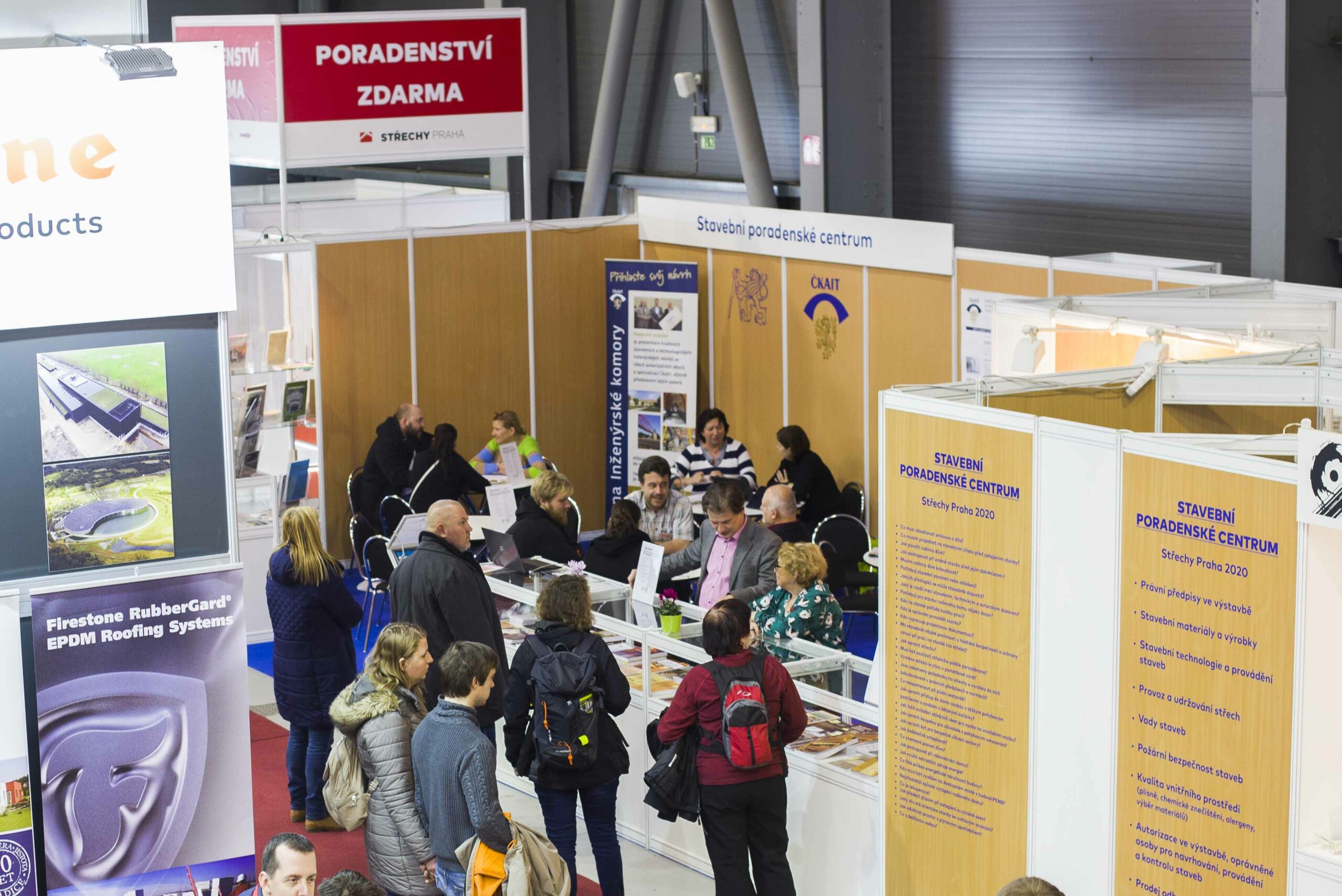 Stavební poradenské centrum na veletrhu Střechy Praha